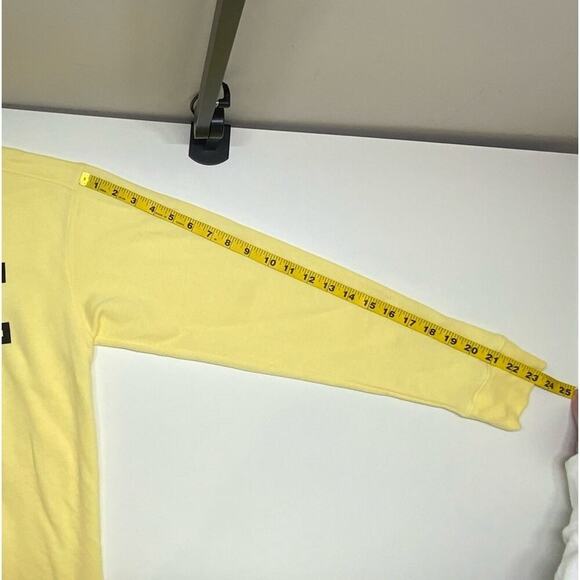NWOT | PINK VS | Pullover Crew Sweatshirt | Yellow/Black | Small - Picture 6 of 12